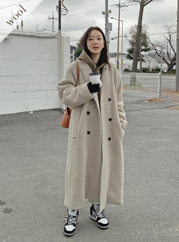 [울 wool 50] 테디 더블 coat (*2color)
