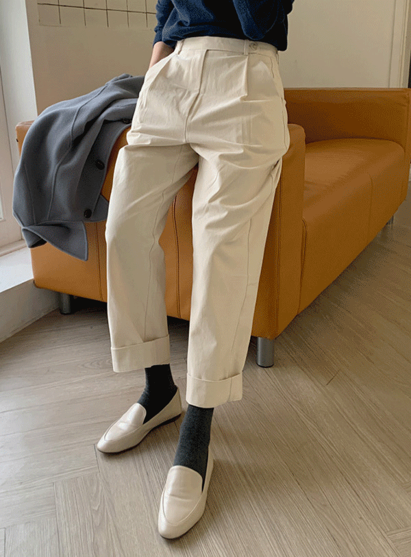 레먼스 핀턱 pants (*2color)